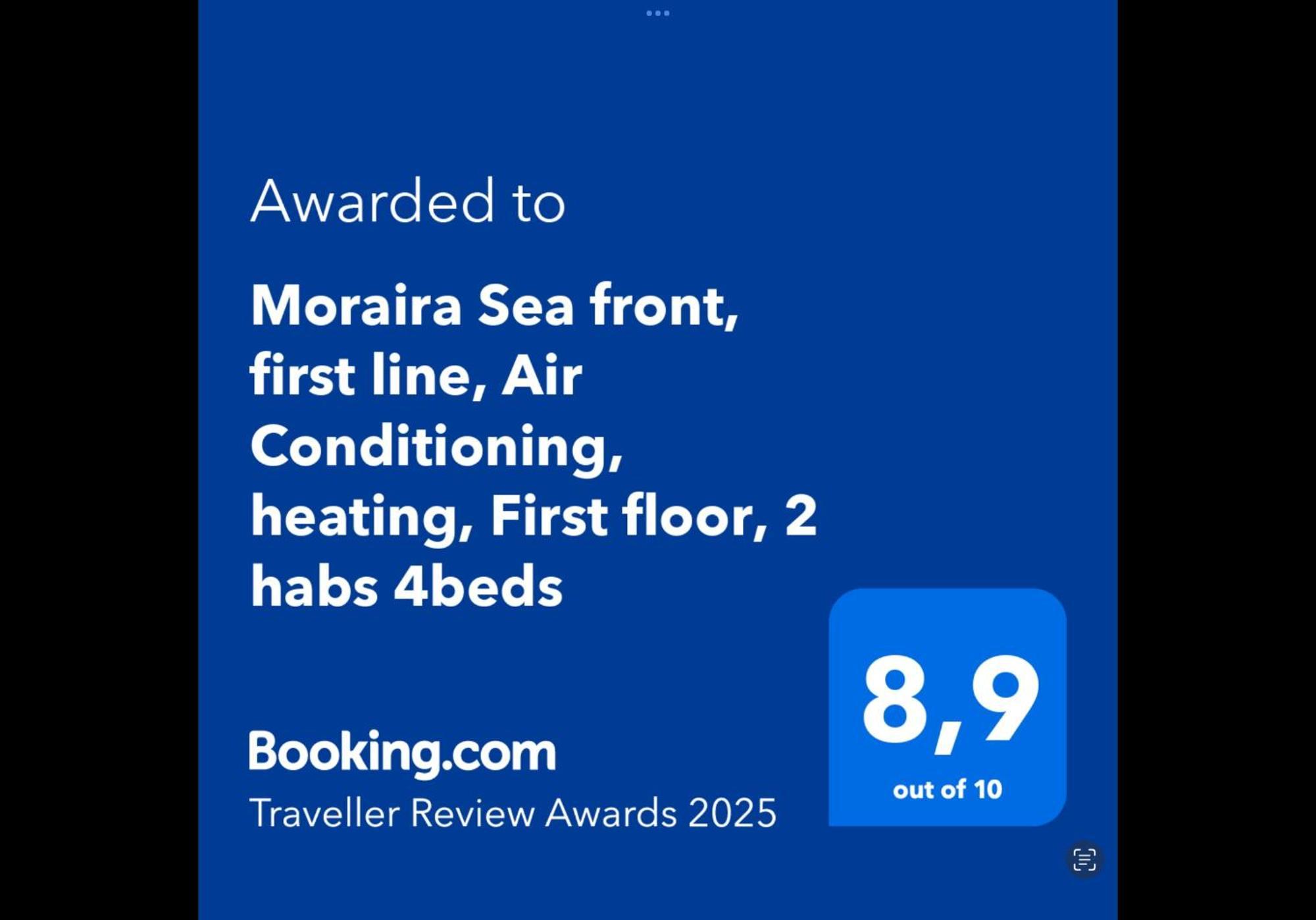Moraira Sea Front, First Line, Air Conditioning, Heating, First Floor, 2 Habs 4Beds Zewnętrze zdjęcie